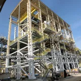 Torre de escaleras de acero para planta industrial