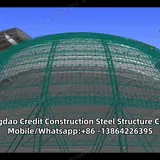 Estructura de cercha de acero