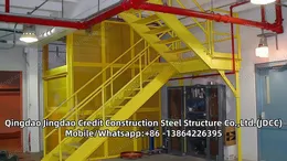 Torre de escaleras de acero para planta industrial