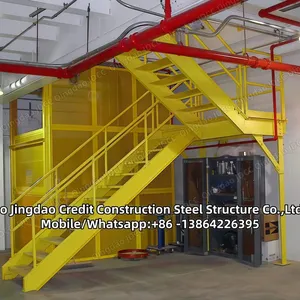 Torre de escaleras de acero para planta industrial