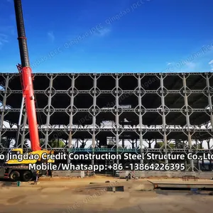 Construcción de entramado de acero de varias plantas