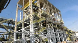 Planta de producción de estructuras de acero