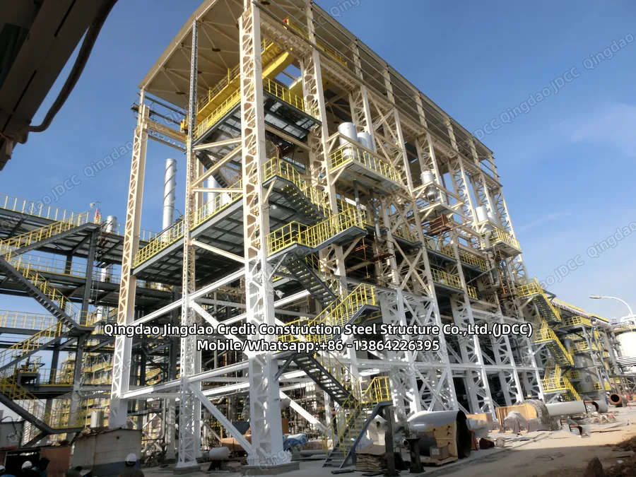 Planta de producción de estructuras de acero