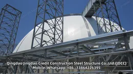 Estructura de cercha de acero