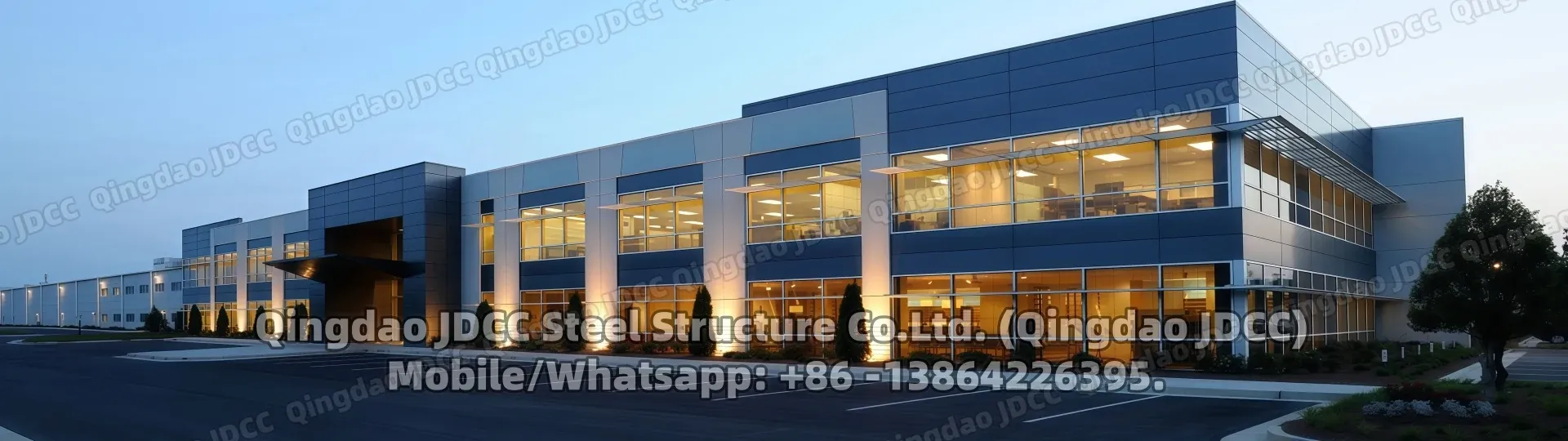 Edificio de oficinas de estructura de acero de JDCC