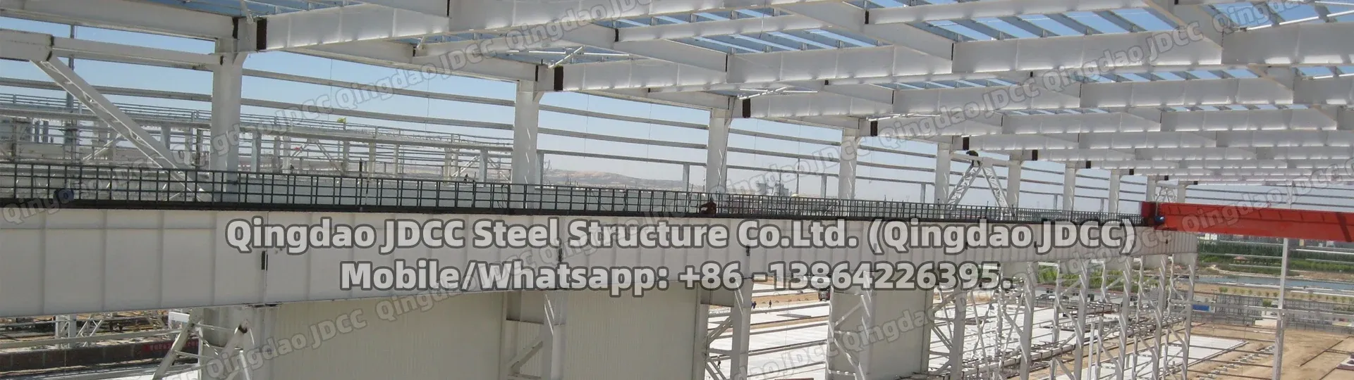 Montaje de estructura de acero industrial de JDCC