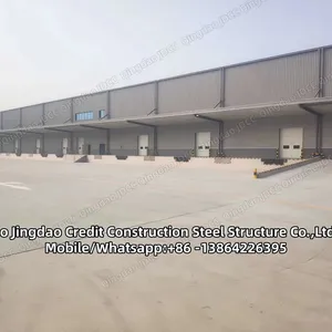 Almacén prefabricado de estructura metálica