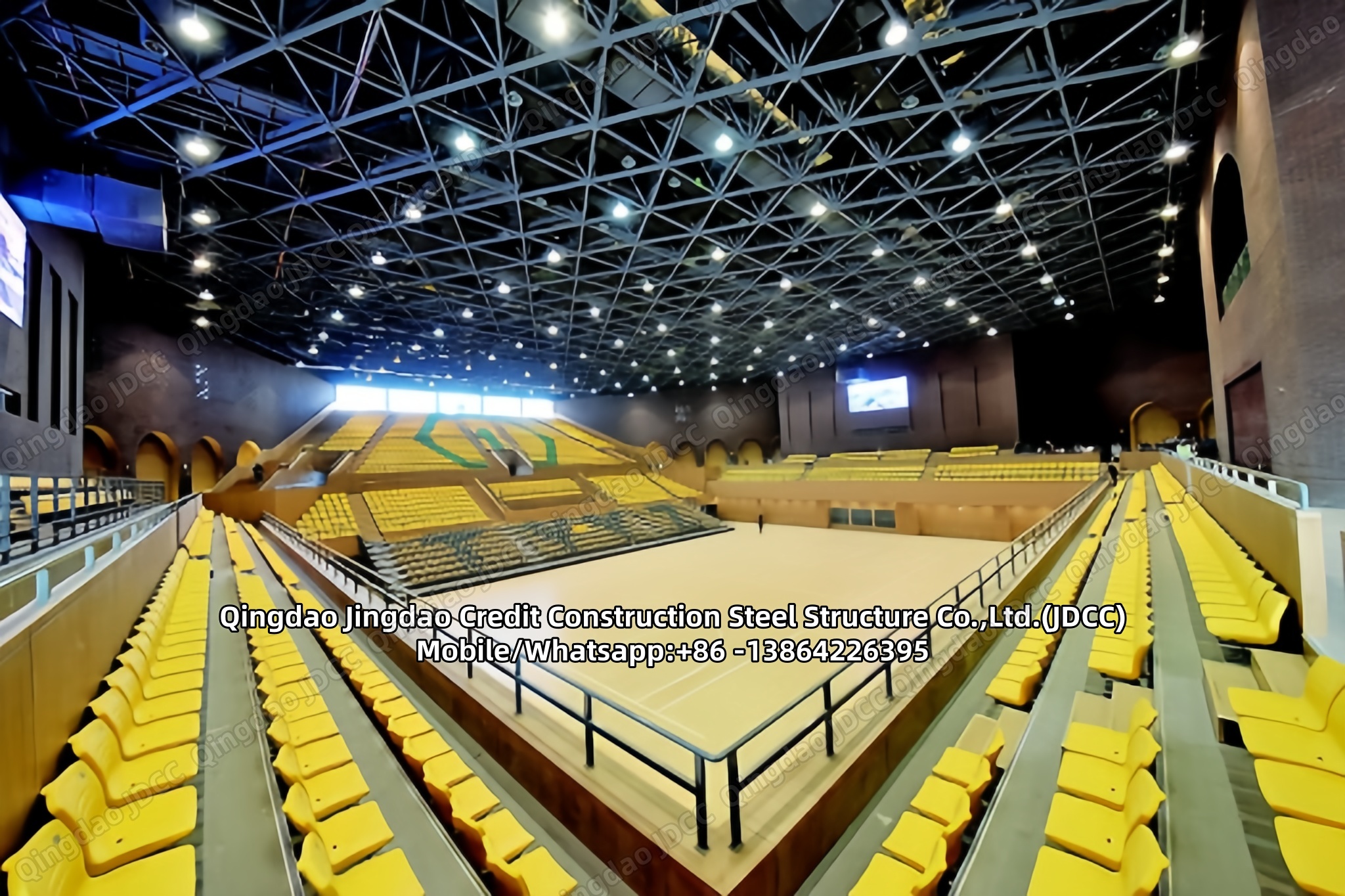 Edificio de gimnasio con estructura de acero - Products