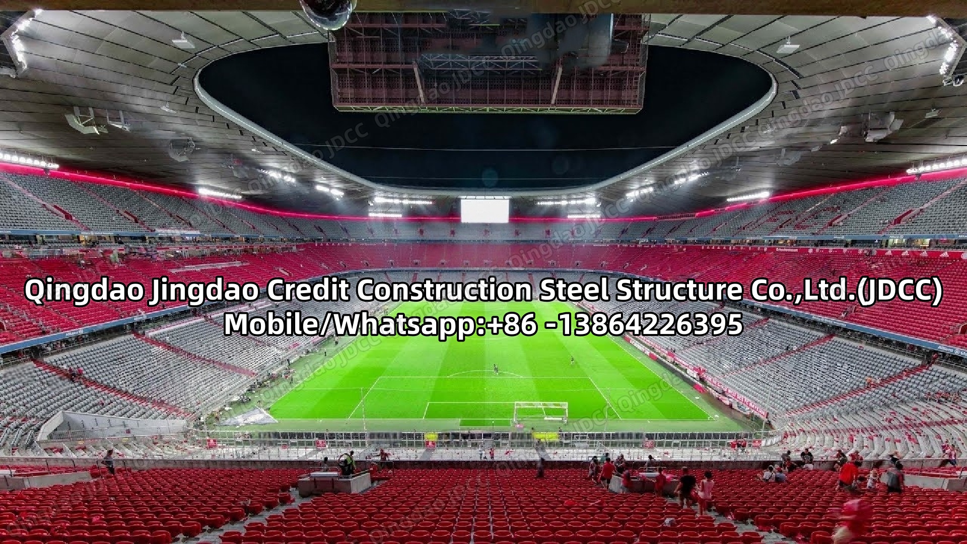 JDCC completa proyecto de estructuras de acero de estadio deportivo de gran escala en Brasil