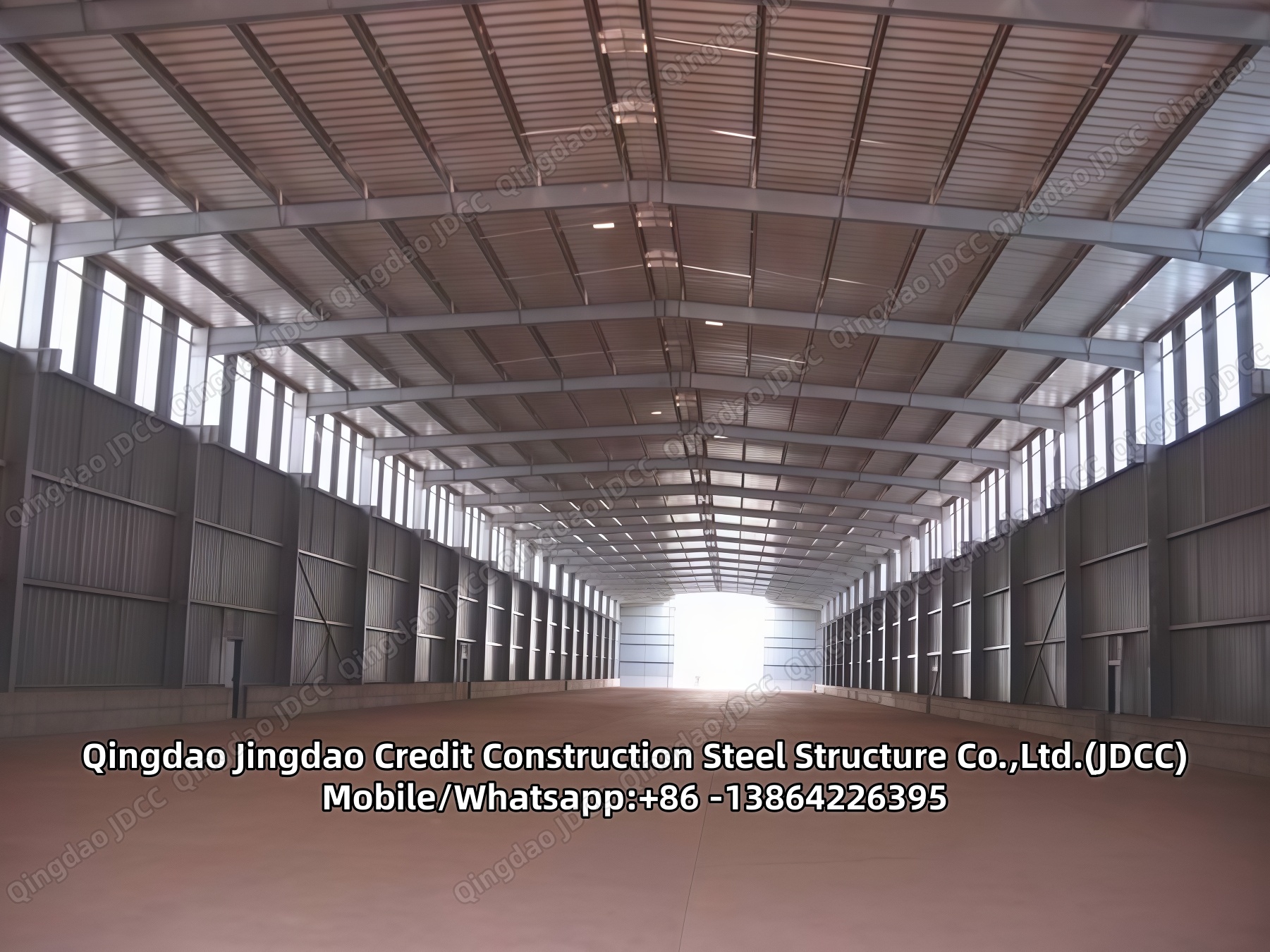 Almacén de estructura de acero galvanizado Video - JDCC