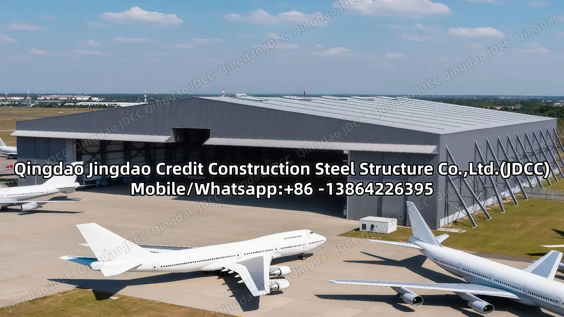 JDCC entrega hangar de acero para el proyecto del aeropuerto de Malta