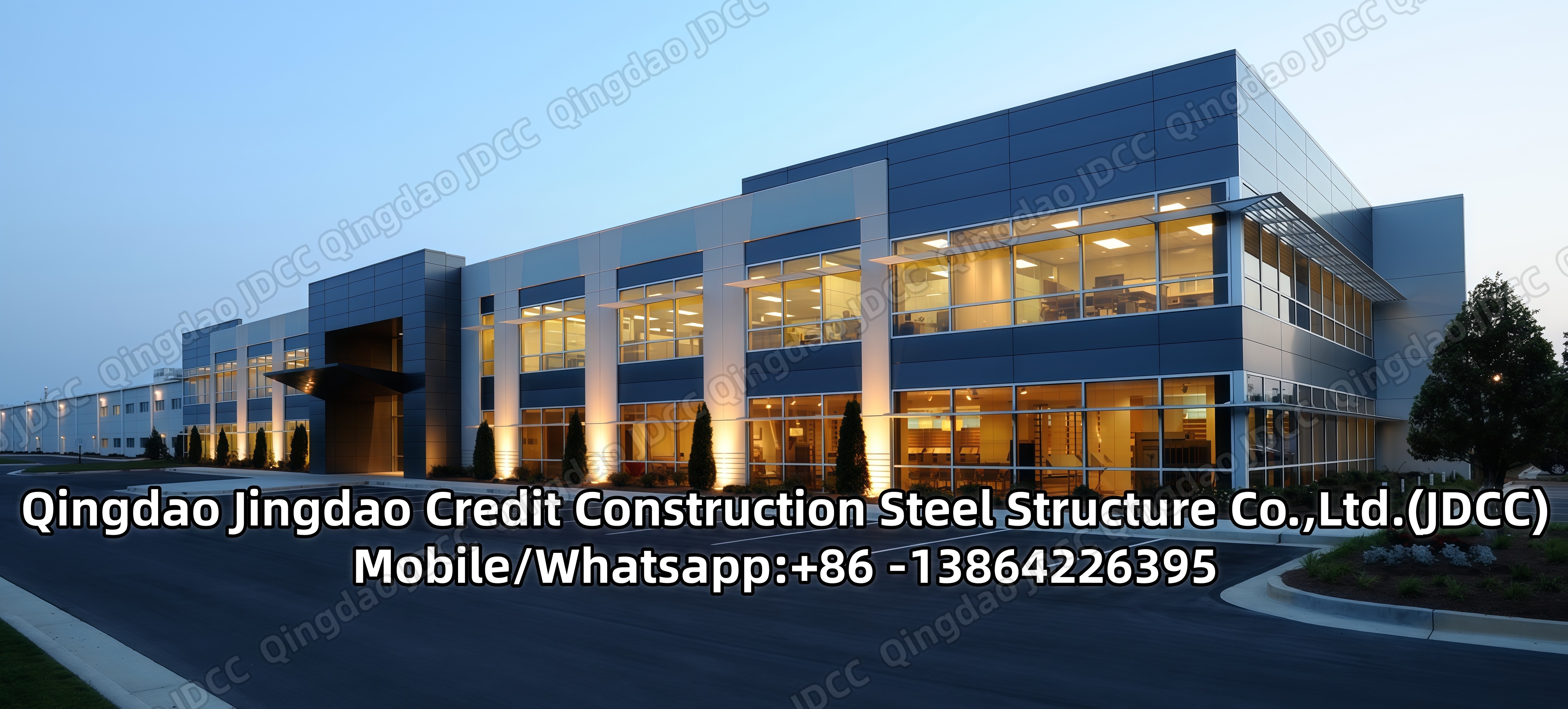 Edificio de estructura de acero prefabricado Video - JDCC
