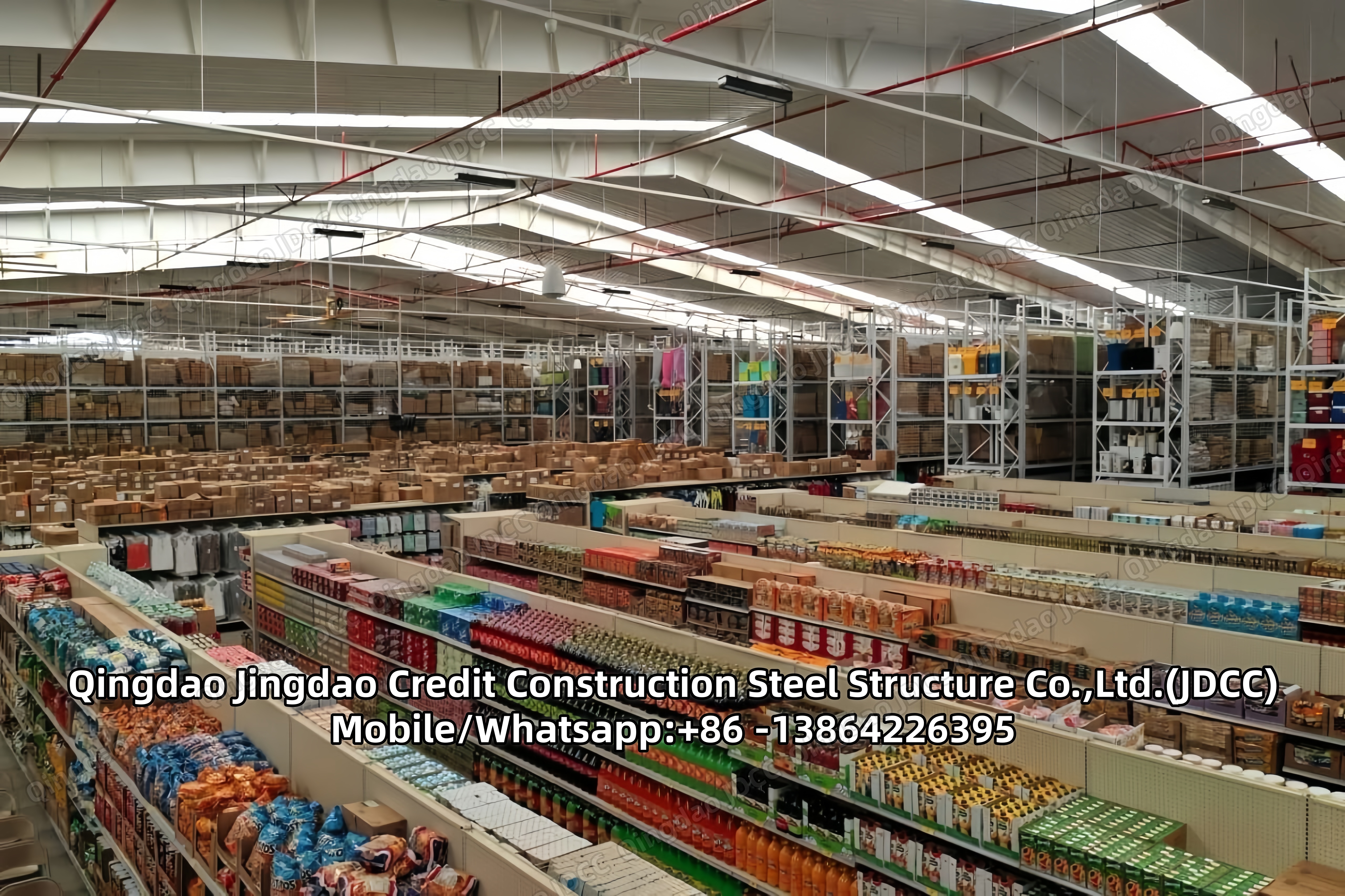 Edificio de supermercado de acero metálico - Products