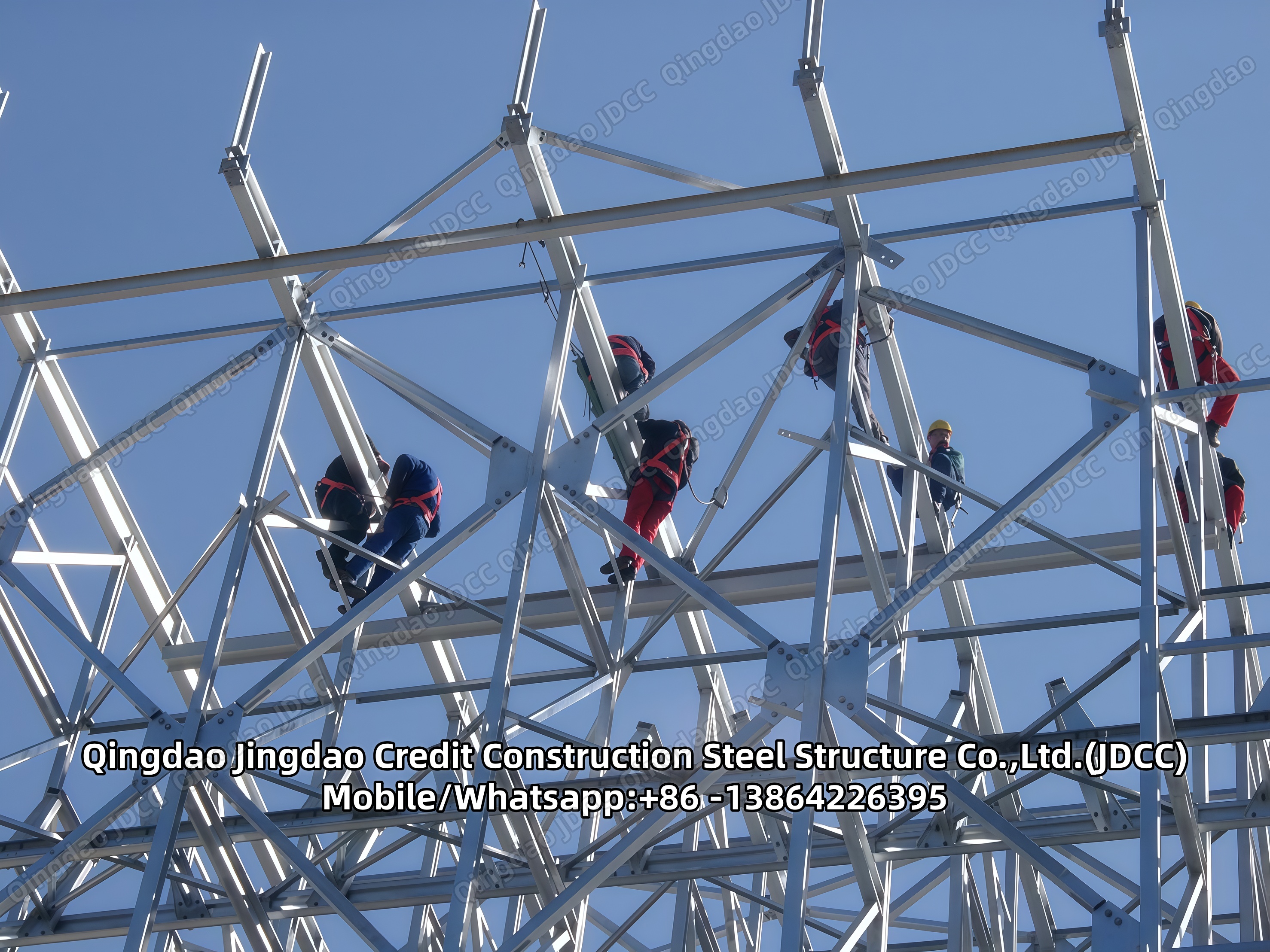 Edificio de estructura de acero galvanizado Video - JDCC