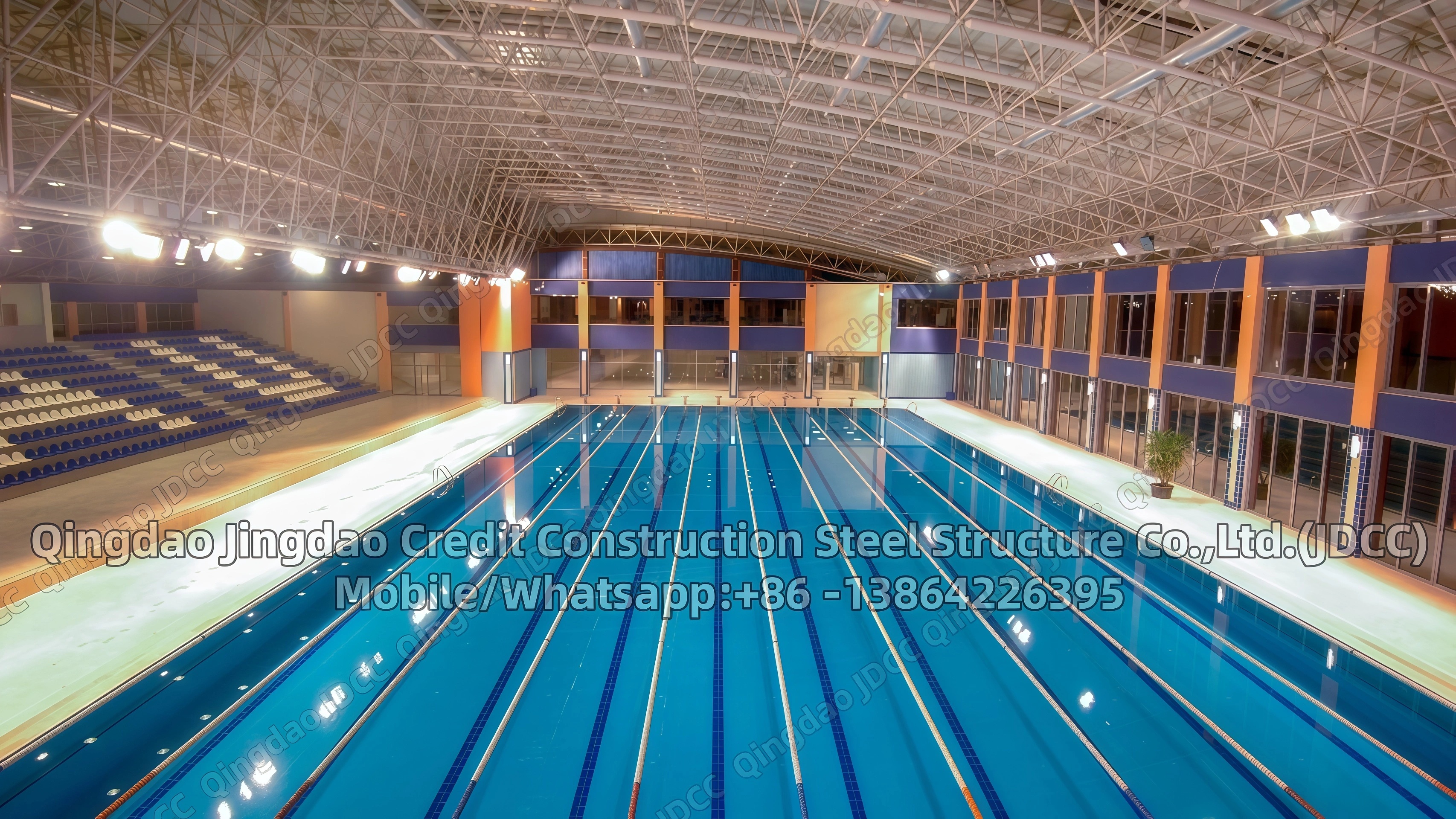 JDCC Entrega Complejo de Piscina Cubierta Llave en Mano en Francia